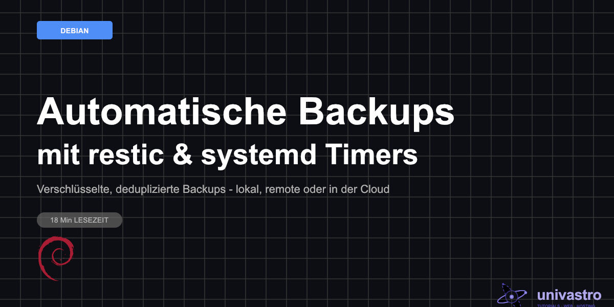 Restic backup debian