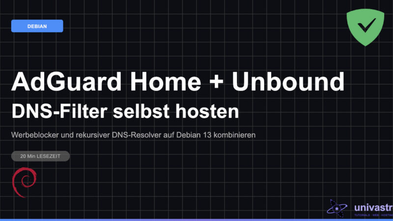Adguard home unbound debian