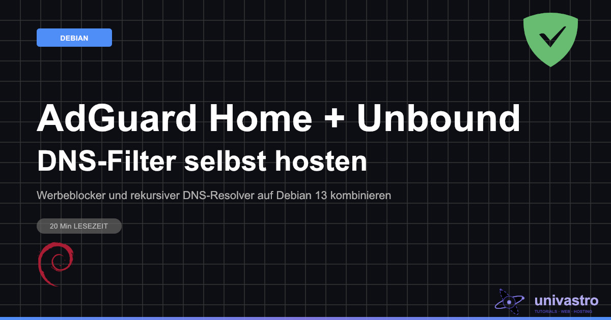 Adguard home unbound debian